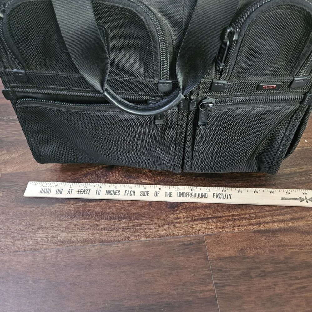 TUMI 26103DH Alpha Rolling Laptop Bag under seat carry-on luggage topper - Picture 10 of 11